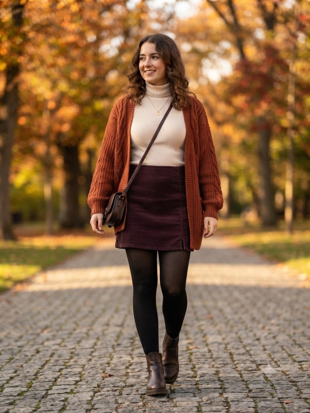 Hollister Burgundy Maroon Corduroy Zip Back Mini Skirt Sz Medium